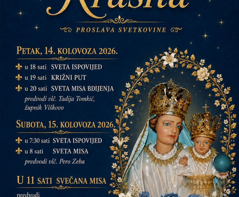 Proslava svetkovine Majke Božje od Krasna Proslava svetkovine Majke Božje od Krasna