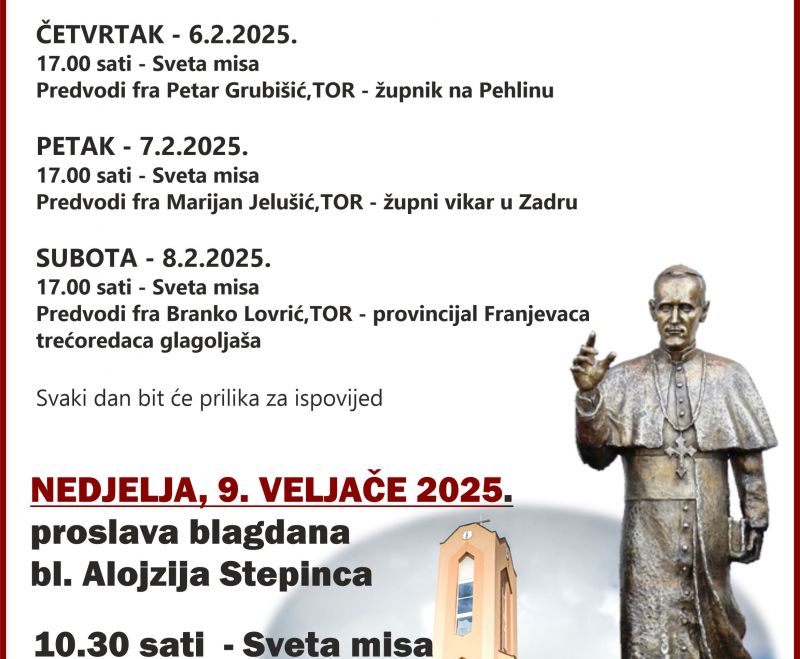 Biskup Medo predvodi misu na Stepinčevo u Ogulinu