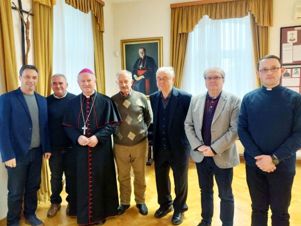 Biskup Križić ugostio suradnike blagopokojnog biskupa Bogovića